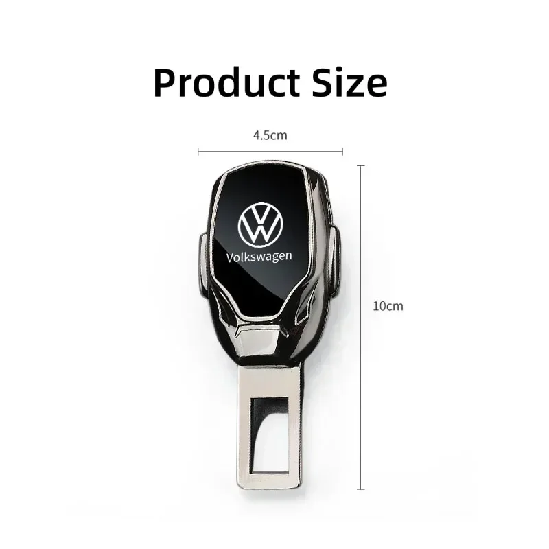 2026년형 VW 폭스바겐용 스타일링 몰딩, 2개입 자동차 안전벨트 연장 커버, 폭스바겐 VW GTI 파사트 폴로 골용