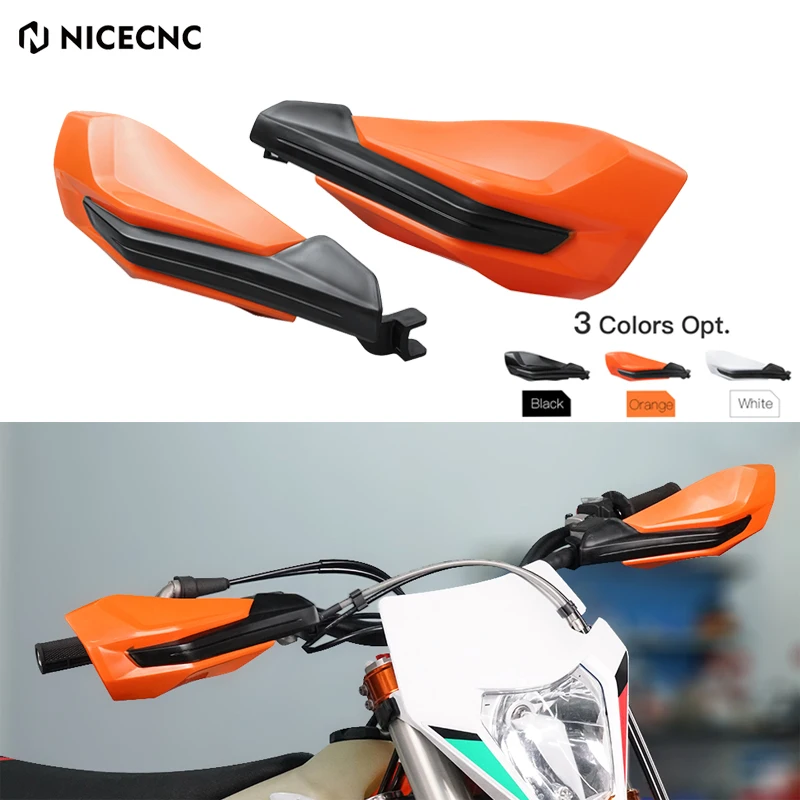 NICECNC Aluminum Front Brake Guard / Heel Protector For KTM 125-500 (2016-2025) - Orange/Black 11 thumbnail image