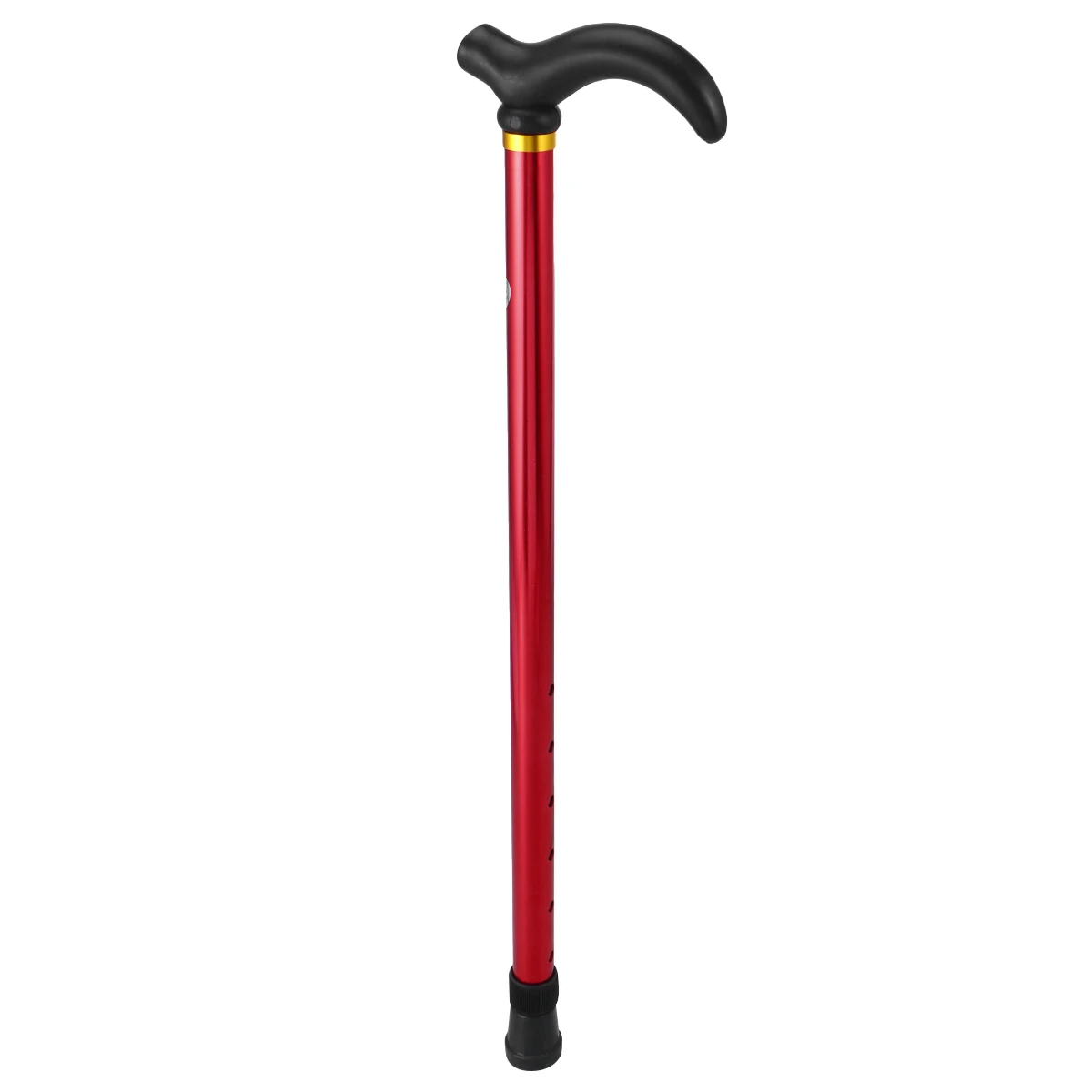 Aluminum Alloy Telescopic Adjustable Height Anti-skid Walking Cane For Men Old People