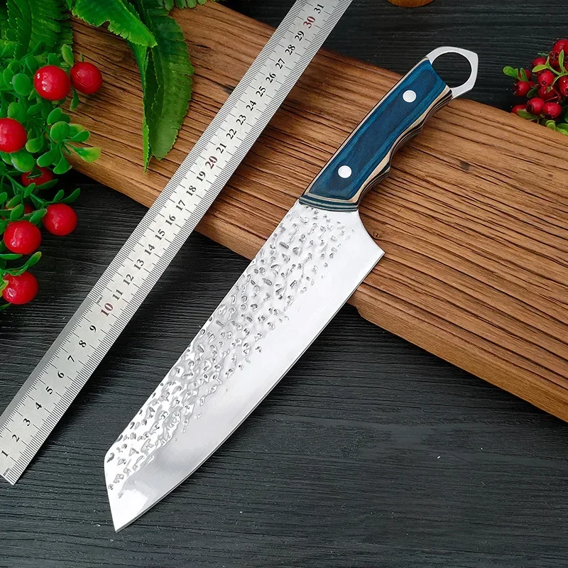 Stainless Steel Butcher Knife Forged Chef Chopping Boning Knife Meat Vegetables Fish Cutting Knives Cleaver BBQ