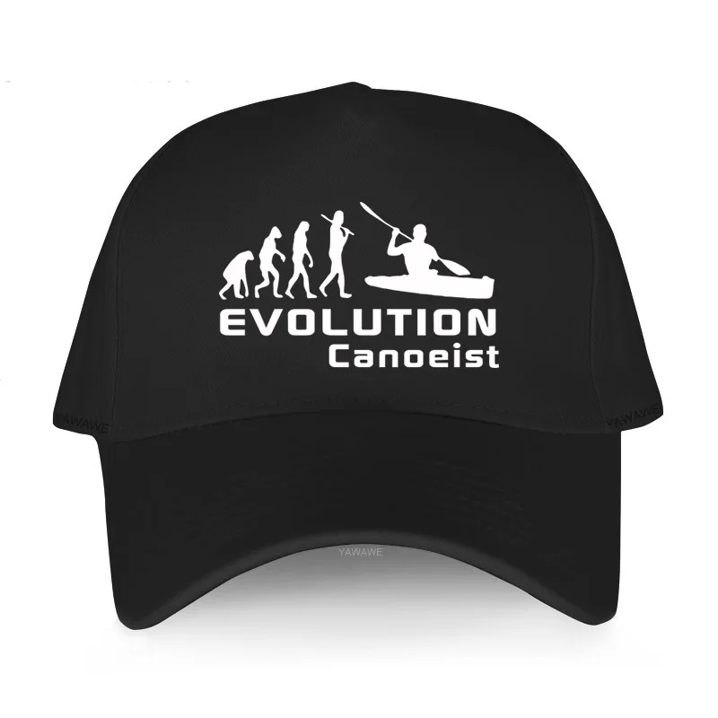 

Хлопковая регулируемая бейсболка в стиле унисекс, кепка в виде Каяка в стиле эволюции Canoeist, подарок, индивидуализированные забавные дизайнерские кепки, летняя Фирменная Кепка yawawe