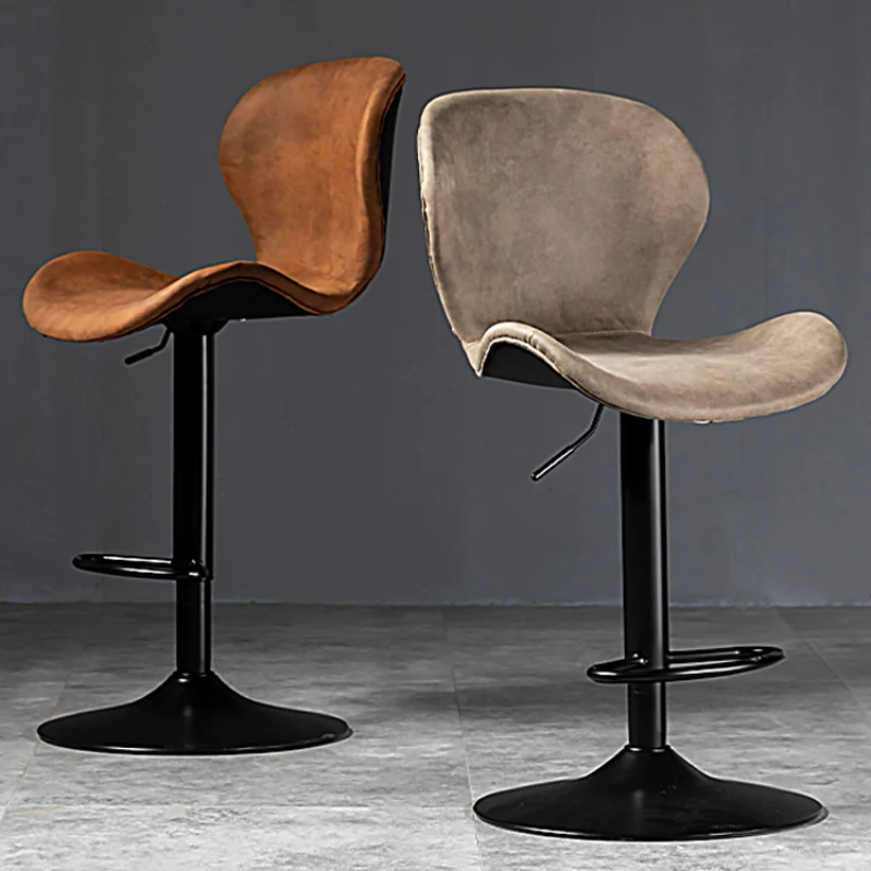 

Salon Manicure Bar Chair Design Nordic Counter Swivel Dining Chair Kitchen Luxury Chaise De Bar Sillas Balcony Furniture HD50BY