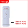 TELIS 1 4 PURE 1810633 1810632 1810632A 1810631 433.42MHz Curtain Remote Control 5 Channel Replacement Window Curtain Controller 1