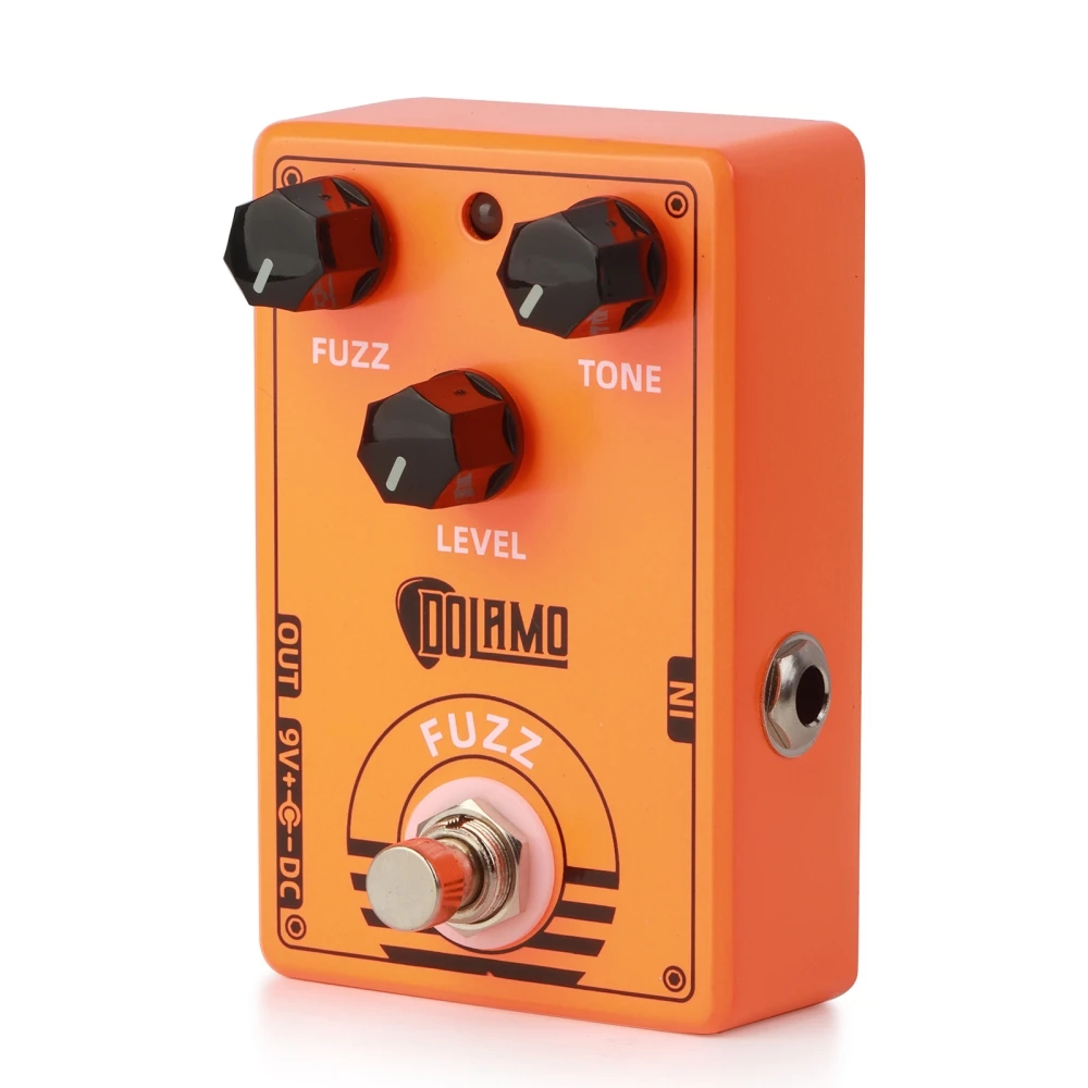 Dolamo D-2 Guitar Fuzz Effect Pedal Full Metal Shell Guitar Effect Pedal True Bypass Electric Guitar Bass Parts & Accessories – Detail 2