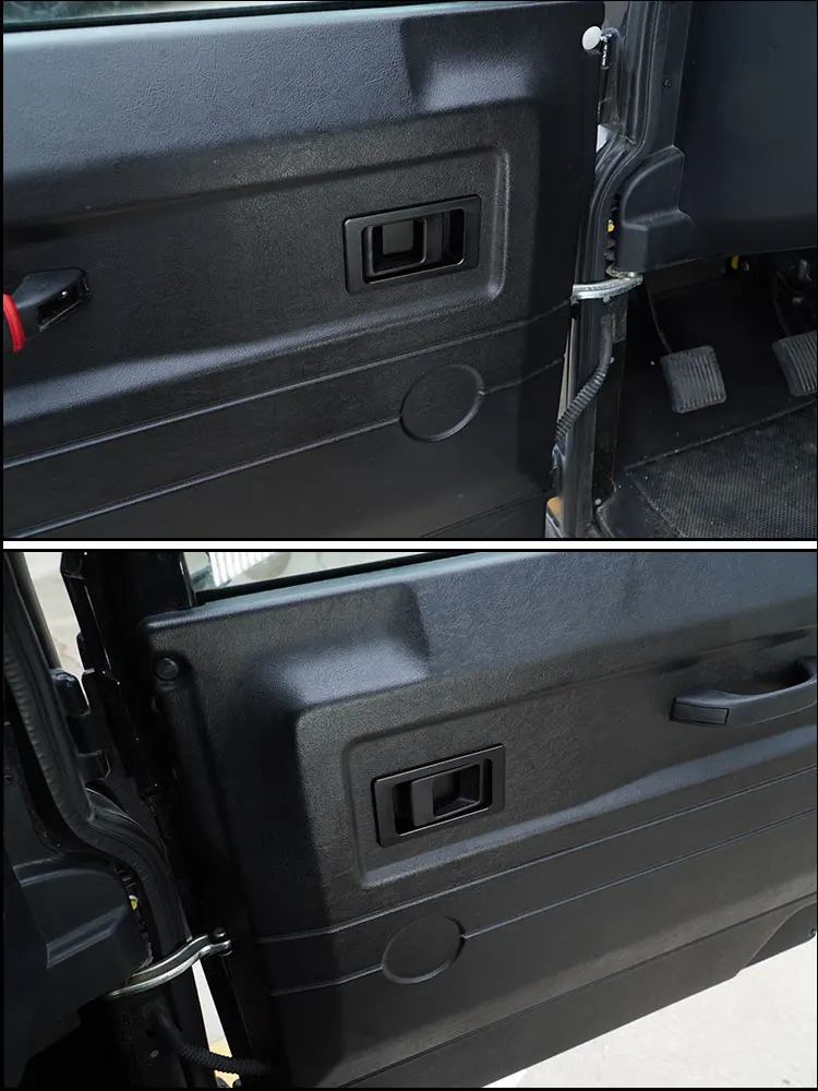 Für Land Rover Defender 90 110 130 2004-2019 Aluminiumlegierung Silber Auto Innentür Schüssel Dekoration Abdeckung Ersatzteile – Detail 5