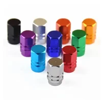 Tire Valve Stem Caps Decorative Tires Accessories Aluminum Alloy Nipple Wheel Caps For Cars Motorcycles Bicycle Cover Dustproof 2