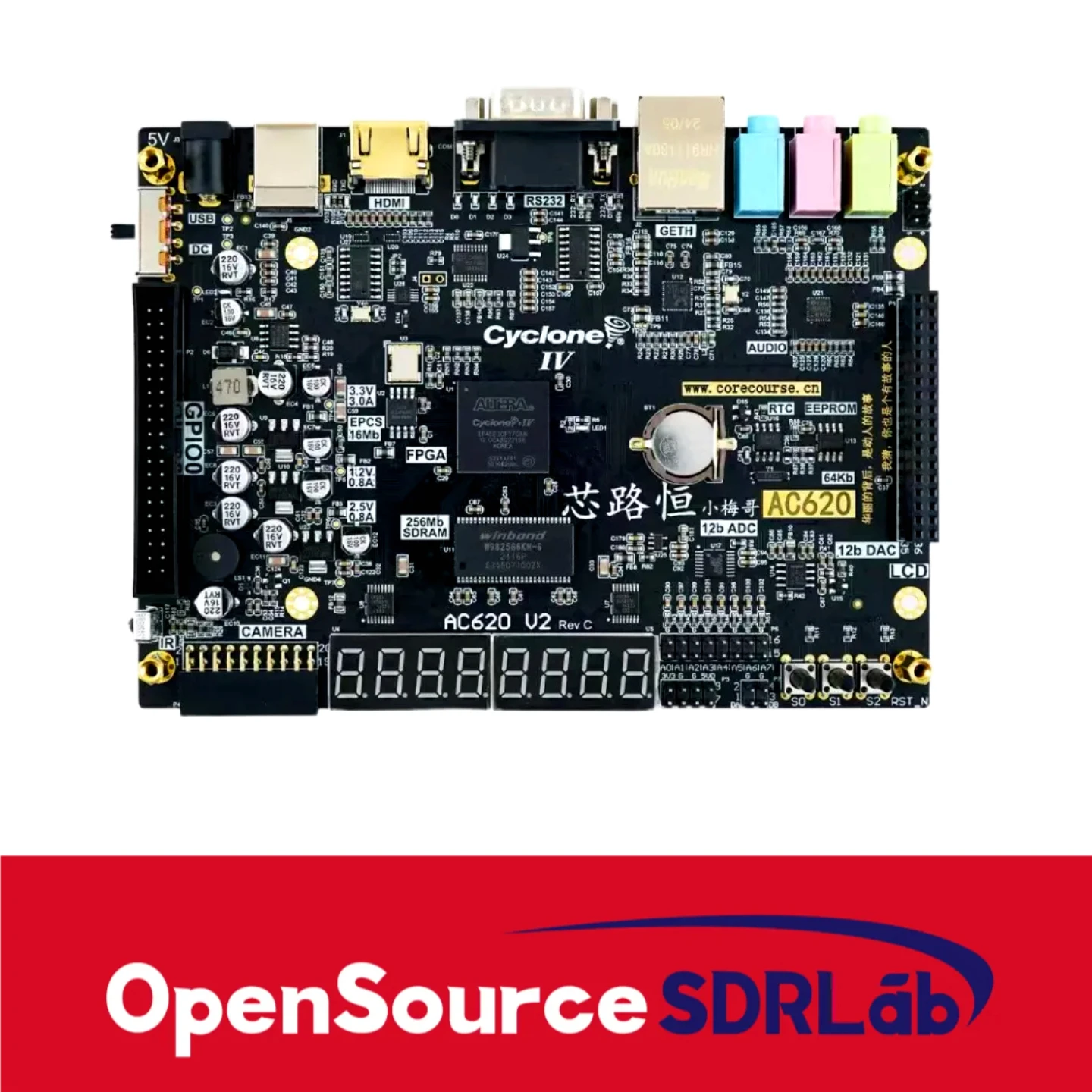 OpenSourceSDRLab FPGA Development Board AC620 EP4CE10F17C8 Kit