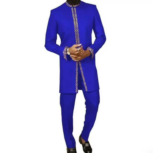 Damilola Long Sleeve Dashiki Outfit - Image 5