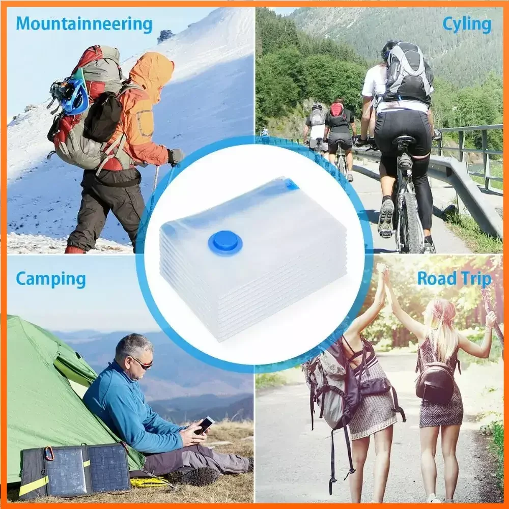 3/5PCS Vacuum Storage Bags For Clothes,Bedding,Space Saving Bags Storage Vacuum Seal Packet,Folding Compressed Organizer Bag 6