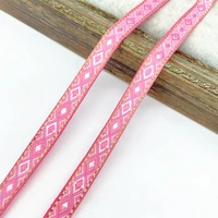 Buy 2 yards 13mm Vintage Ethnic Embroidery Ribbon Lace Trim Clothes Bag Accessories Embroidered Fabric Online - Image 6