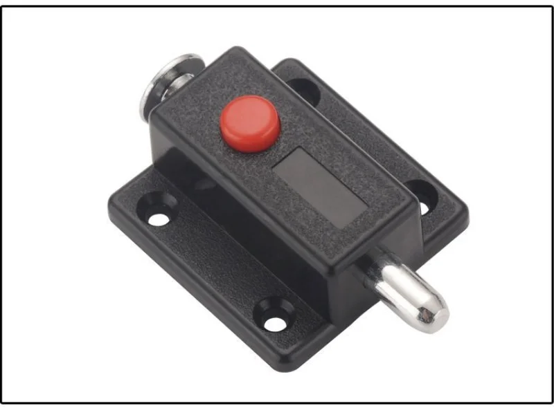 Description Picture 5 of item2PCS New Automatic Rebound Latch Anti-theft Furniture Accessories Plastic Spring Telescopic Positioner Door Stopper