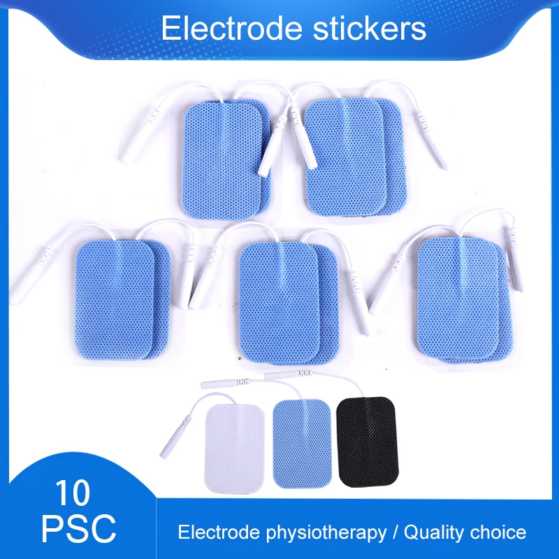 Self Adhesive Gel Electrode Pad Non woven EMS Electrode Pads 2.0mm Plug