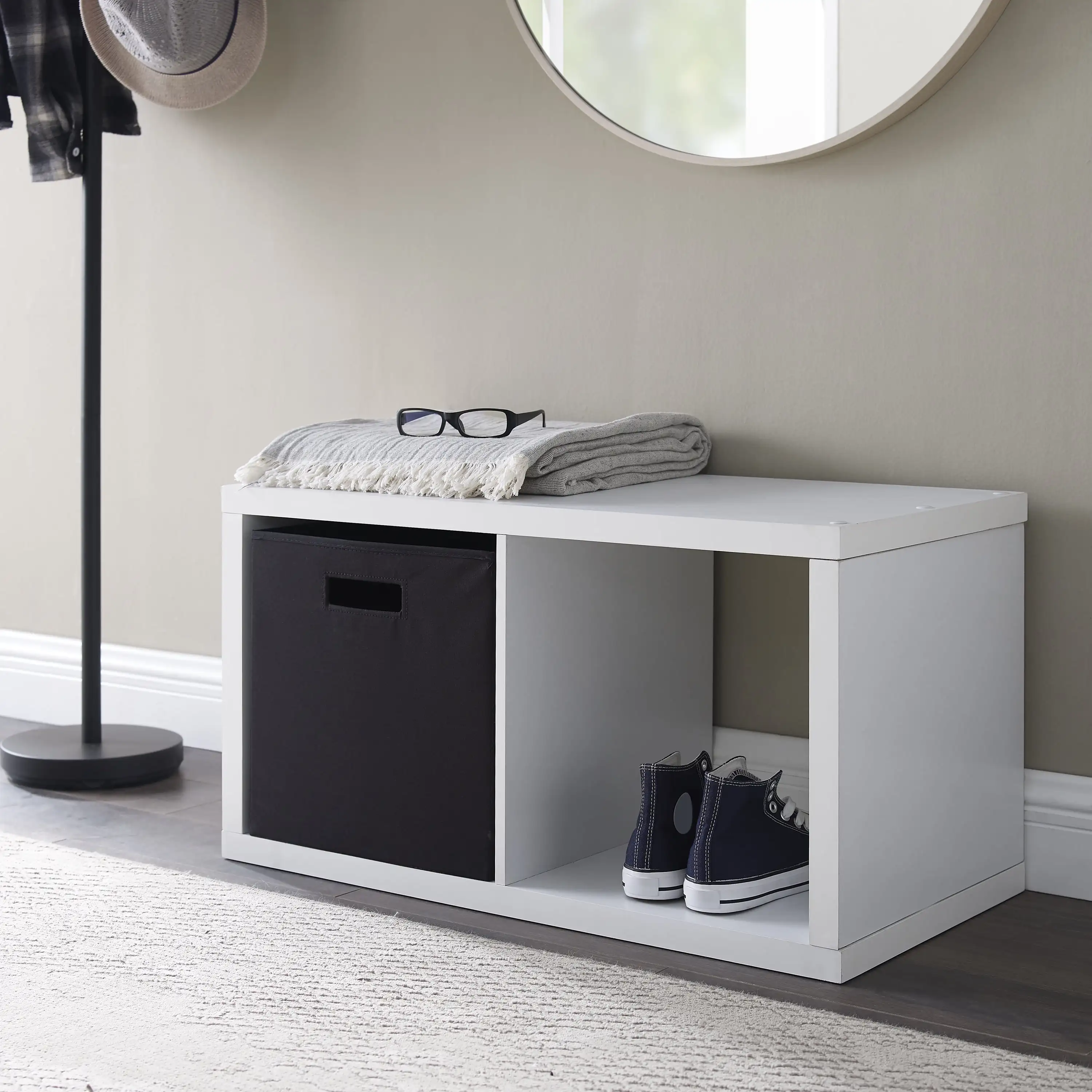 

Linon Galli 2 Cubby Storage Cabinet, Multiple Colors