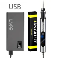 USB Cordless Rotary Tool Kit Woodworking Engraving Pen DIY For Jewelry Metal Glass Mini Wireless Drill 2