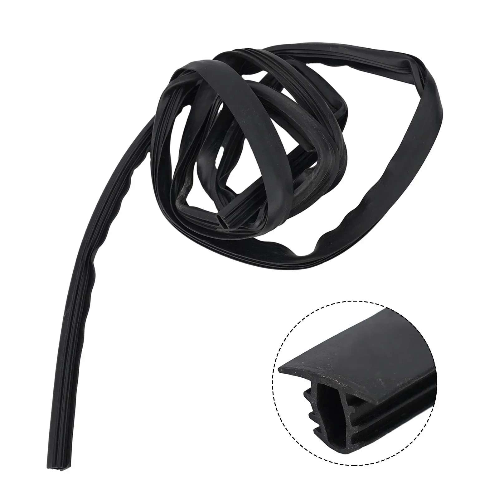 Car Seal Strip Rubber Dustproof Soundproof Easy To Install 1.6m/5.25 Feet Accessories door seal strip sealing strip tape window seal strip sealing tape sealing strip rubber seal strip silicone seal strip