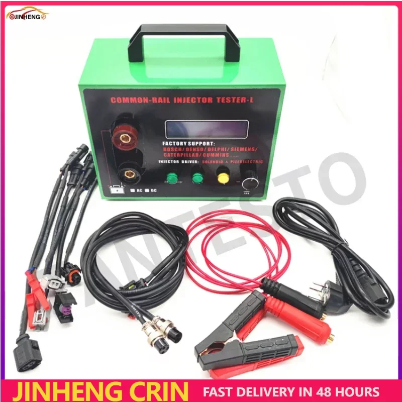 

AM-CR700L CRIN Injector Piezo Pressure Pulse Simulator Tester with Power Cables for BOSCH DENSO SIMENS DELPHI CUMMINS