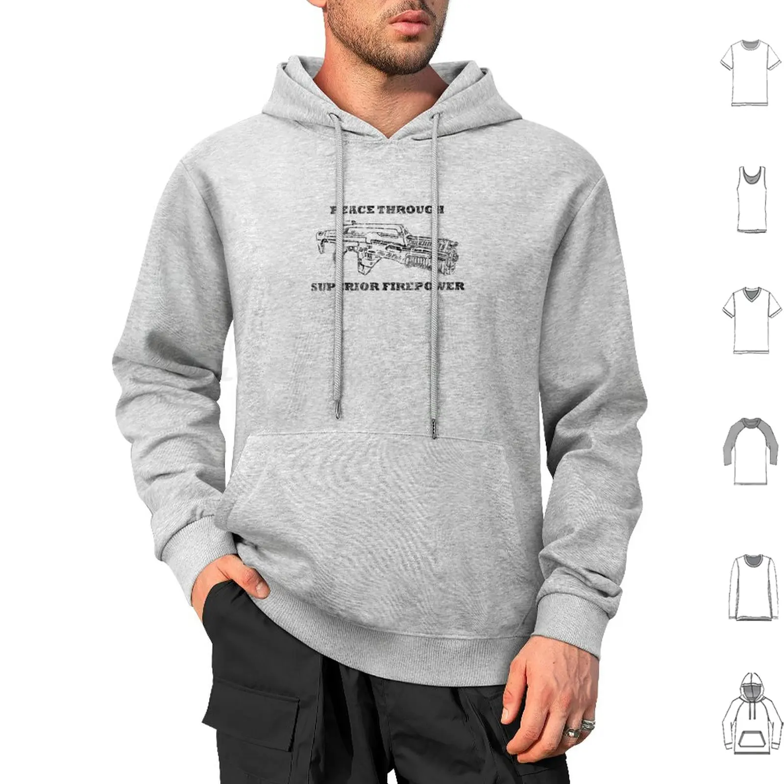 

Peace Through Superior Firepower ( ) Hoodie cotton Long Sleeve Peace Through Superior Firepower Peace Through Superior