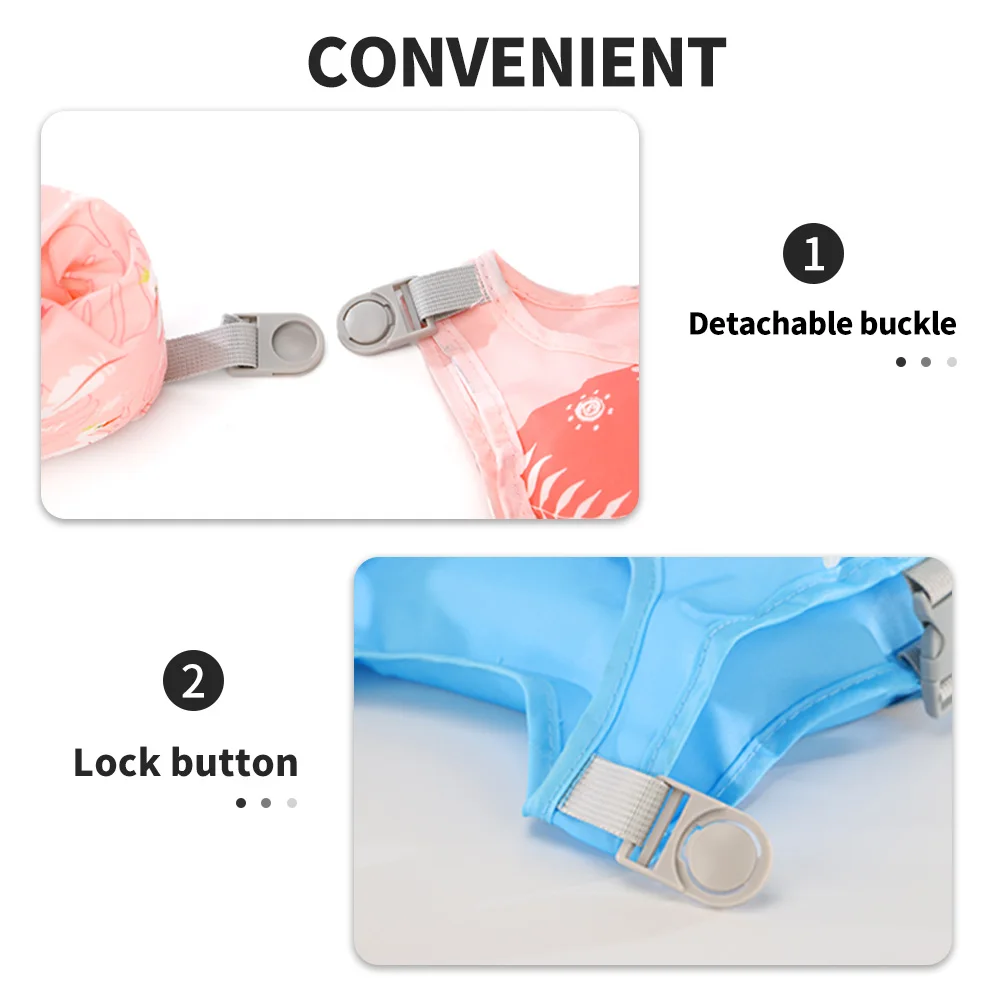 Non-inflatable Baby Swimming Safely Jumper Detachable Button Fission Use Swim Equipment Arm Float Life Vest Water For Kids 5