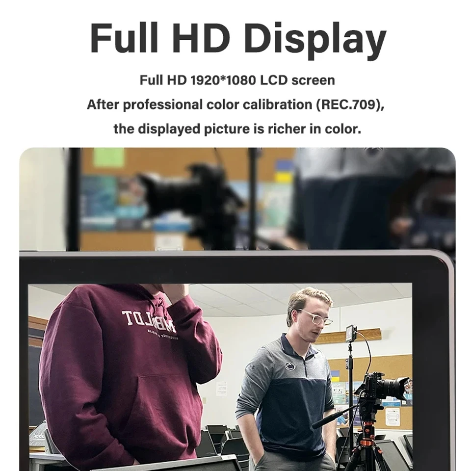 SHIMBOL Memory I Pro 5.5" 3D LUT HDMI & 3G-SDI Touchscreen Video Field Monitor 2200nits On Camera Monitor for Film Studio
