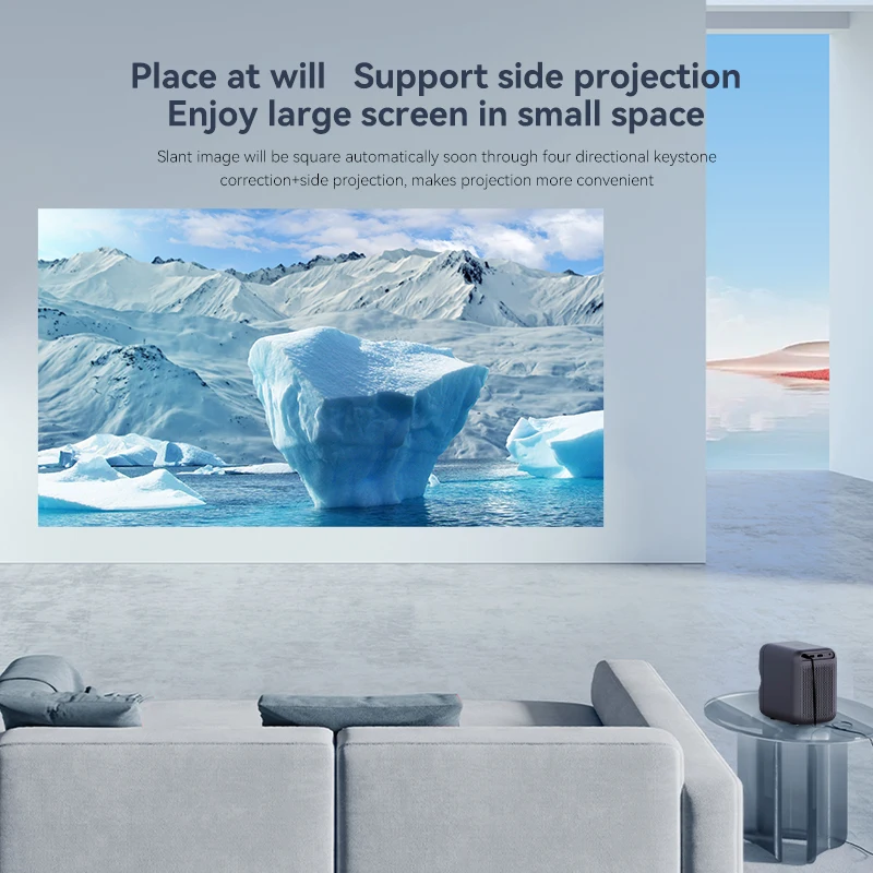 Wanbo TT Projector 1080P Netflix Portable Mini 4K Dolby Home Theater Auto Focus 650ANSI with 5G WiFi HDR 10 Linux System Beamer