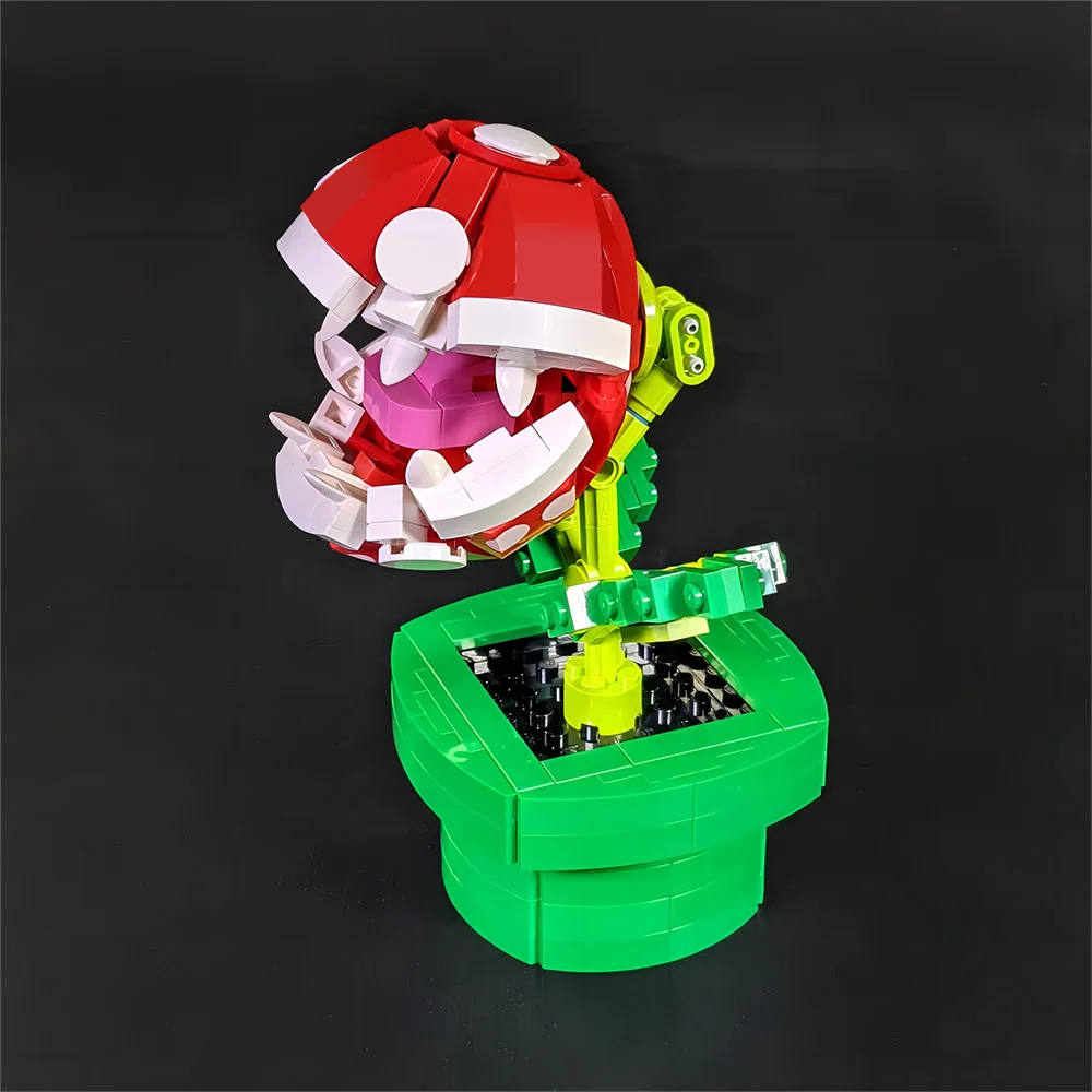 Moc Little Shop Of Shorts Toy Building Blocks Per Piranha Plants Bricks Figurine Garden Sculpture Audrey Ii Chompered Kids Gift