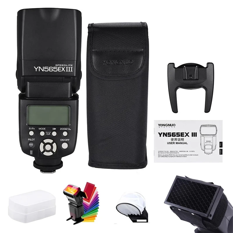 Yongnuo yn565ex iii ttl flash automático speedlite sem fio para nikon