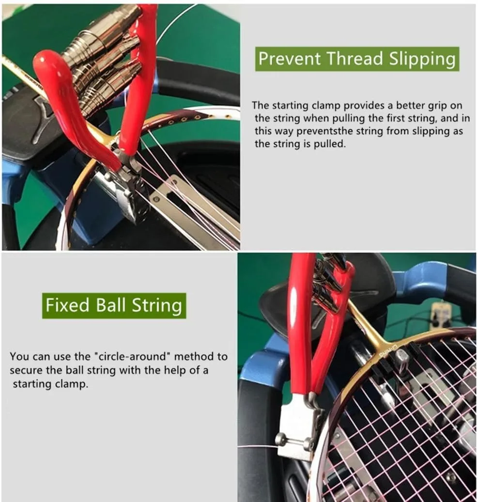 Starting Clamp Alloy Stringing Tool for Badminton Tennis Racquet Accessories