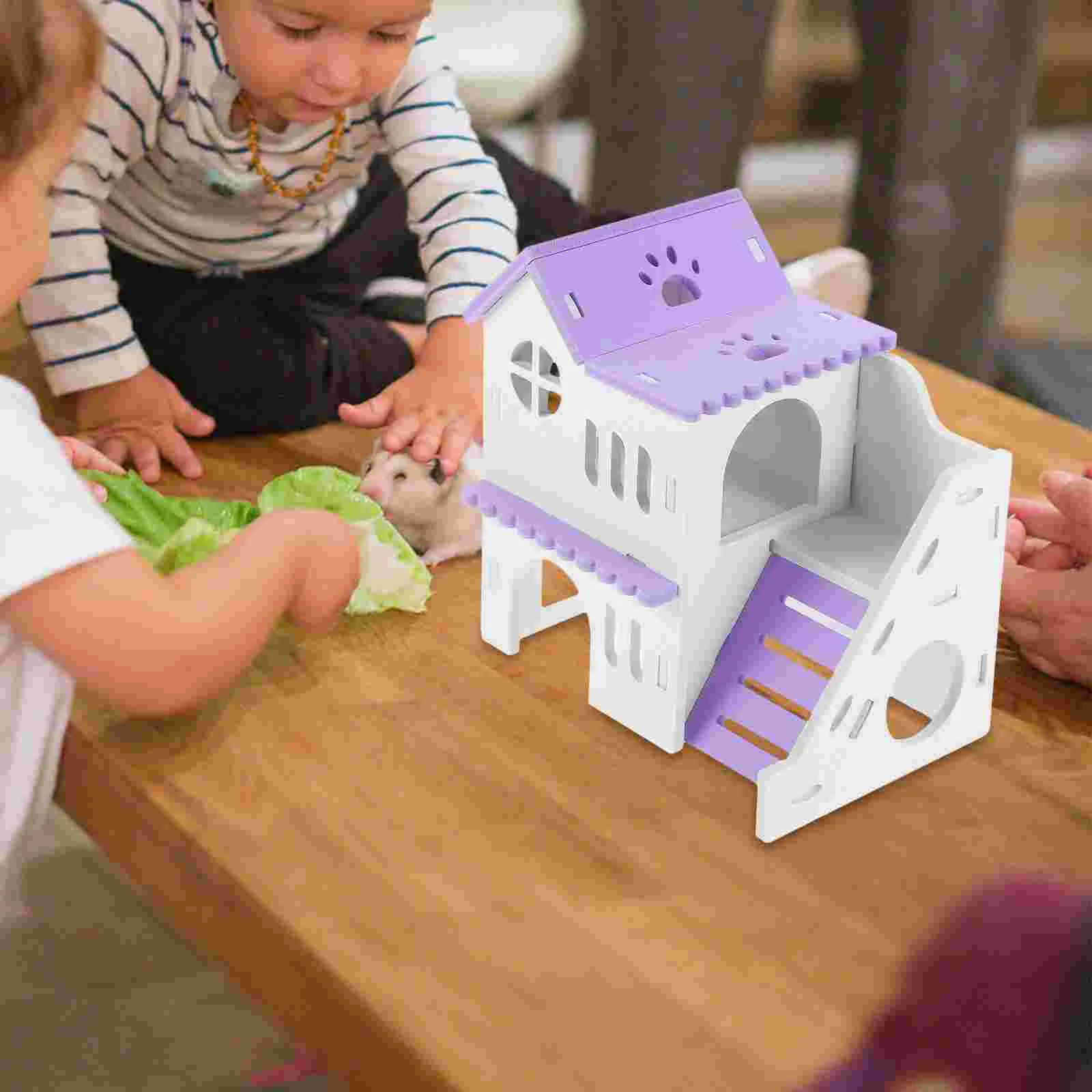 

Hamster House Villa Comfy Guinea Pig Hideout Playground Toy Pet Toys Pvc The Cozy