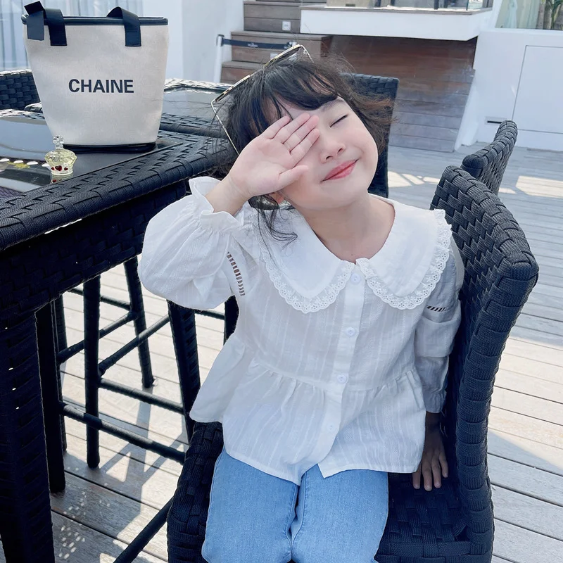 

Girls Baby's Kids Blouse Coat Jacket Outwear 2024 Lovely Spring Autumn Shirts Cotton Gift Party High Quality Children's Clothing
