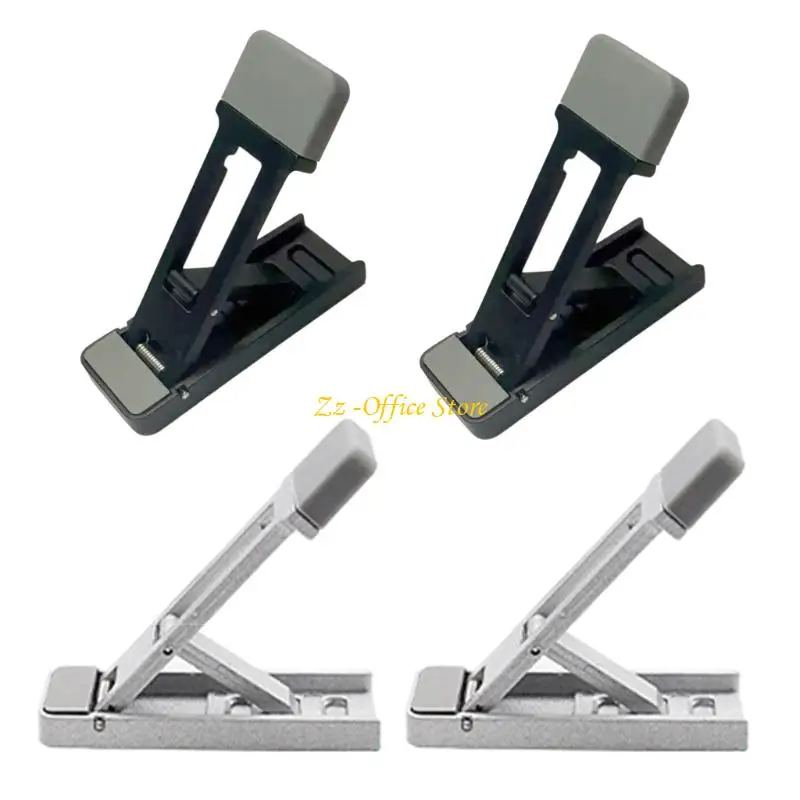 85DC 2PCS 접이식 노트북 스탠드 휴대용 노트북 스탠드 보이지 않는 냉각 노트북 스탠드 냉각 사무실 풋 패드 노트북 태블릿