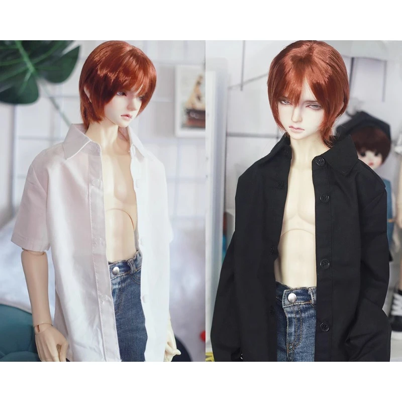 

Bjd Black and white shirt For 1/6 1/4 1/3 SD17 ID70 ID75 Doll Clothes CMB348