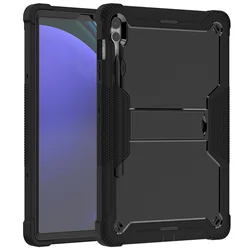 Universal Multifunctional Tablet Case, Anti - Slip & Dirt - Resistant with All - Round Protection for Tab S9 Plus 12.4 (Rose Gold)