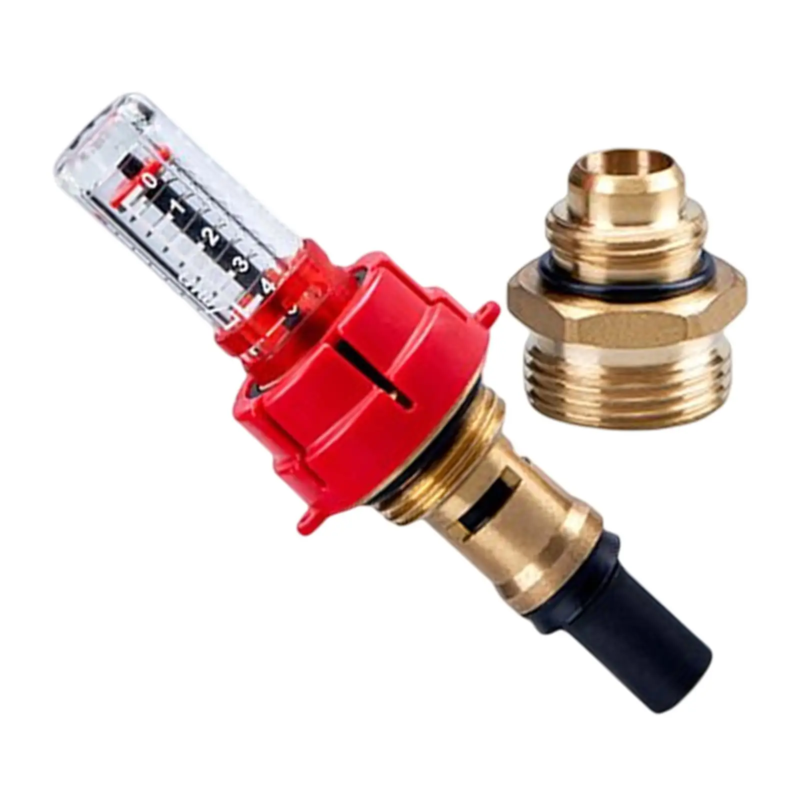 Underfloor Heating Side Road Flow Meter Regulator G1/2Thread Bathroom Home  - AliExpress