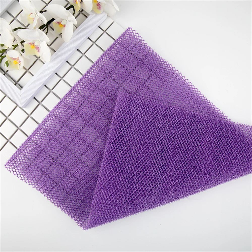 African Net Long Bath Body Exfoliating Long Net Shower Body Scrub Back Scrubber Skin Smoother Beauty Skin Bath Wash 30X80cm 6