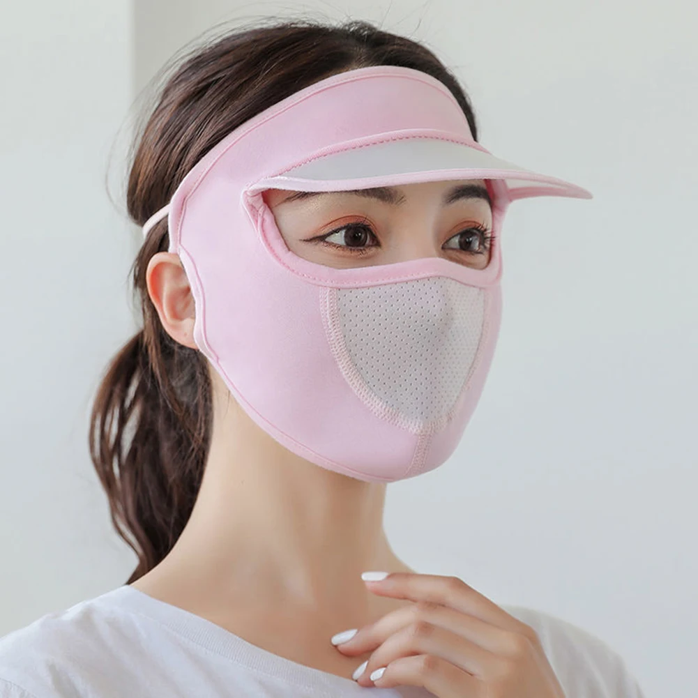 UV Face Mask Full Face Mask Breathable Sun UV Protection Scarf Soft Outdoor Sport Cycling Cap for Men Women 3