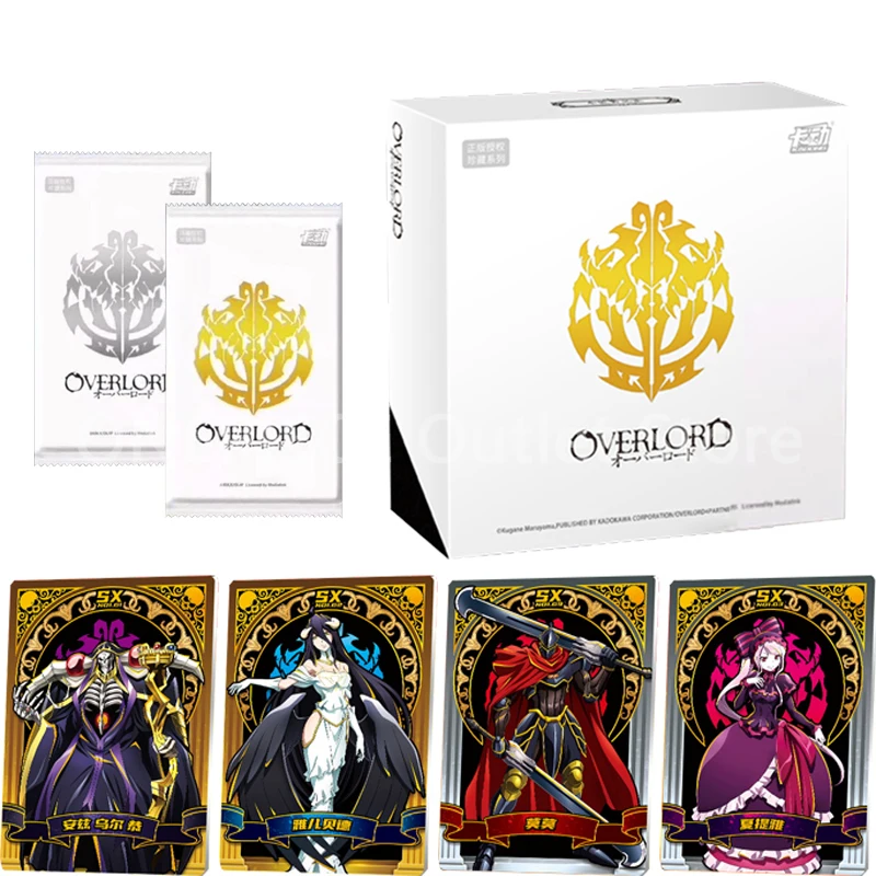 

NEW Genuine Overlord Collection Cards Bleach Box Booster Anime Characters Rare Limited Playing Table Game Board Cards Gift Toys