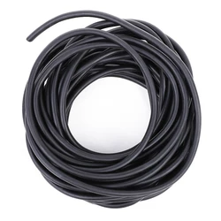 Durable Black Rubber Hunting Slingshot Band, 3mm ID x 6mm OD (3060     black  5m)