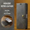 DG.MING Detachable 2Folding Case For OnePlus 13 12 11/Nord 2 5G/9RT 5G Wallet Case Leather Magnetic Cover for OnePlus 9/9Pro/9R 6