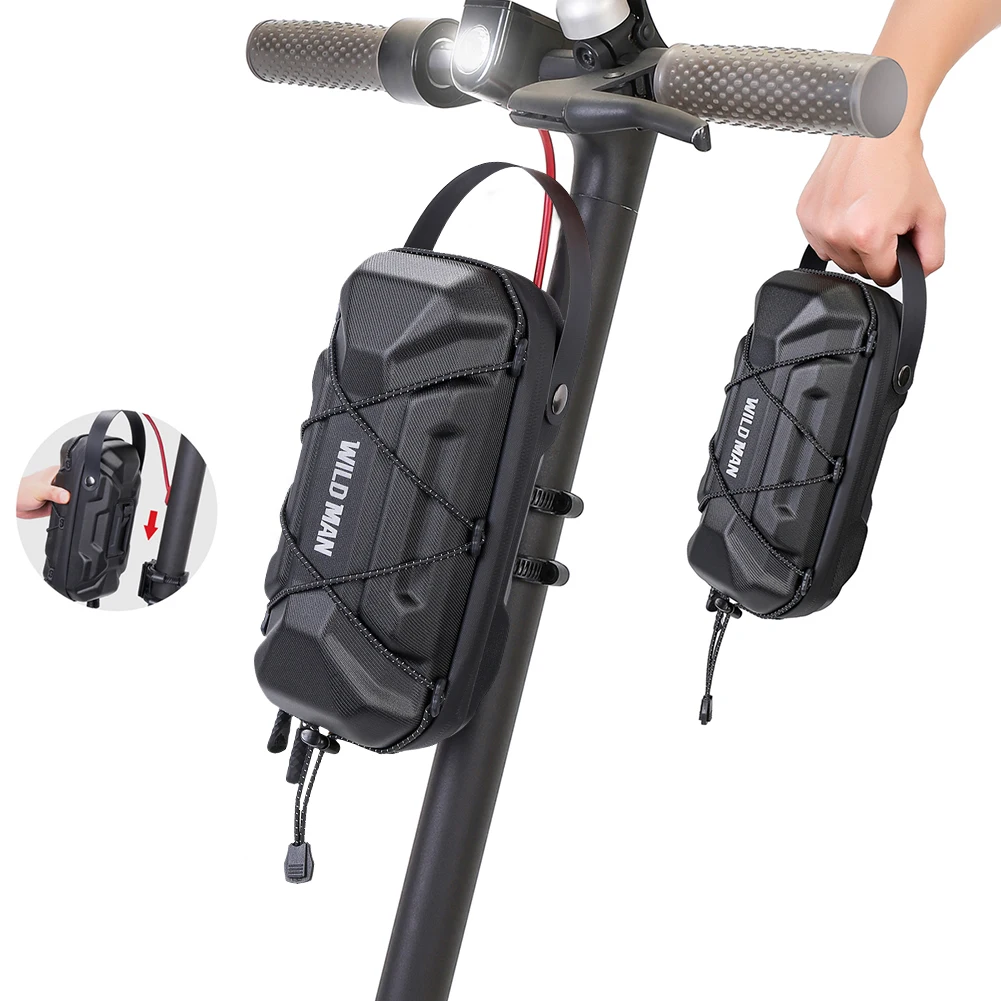 E Scooter Tasche Wasserdicht Lenkertasche - Groe EVA Aufbewahrung Fr  Elektroroller 2L Oder 3L