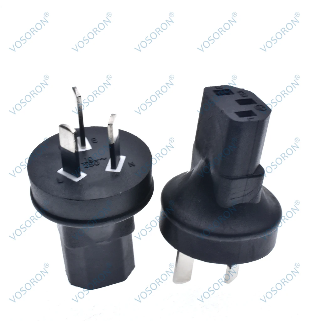 Australia SAA Power Adapter AU to IEC 320 C13 female AC plug SAA Australia 3 pin to PDU/UPS conversion plug plug adapter,power plug adapter