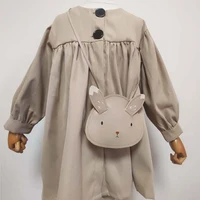 Cute Korean Cartoon PU Kids Crossbody Bags for Toddler Girls Bunny Messenger Bag Kawaii Baby Children's Small Handbags Gifts 2