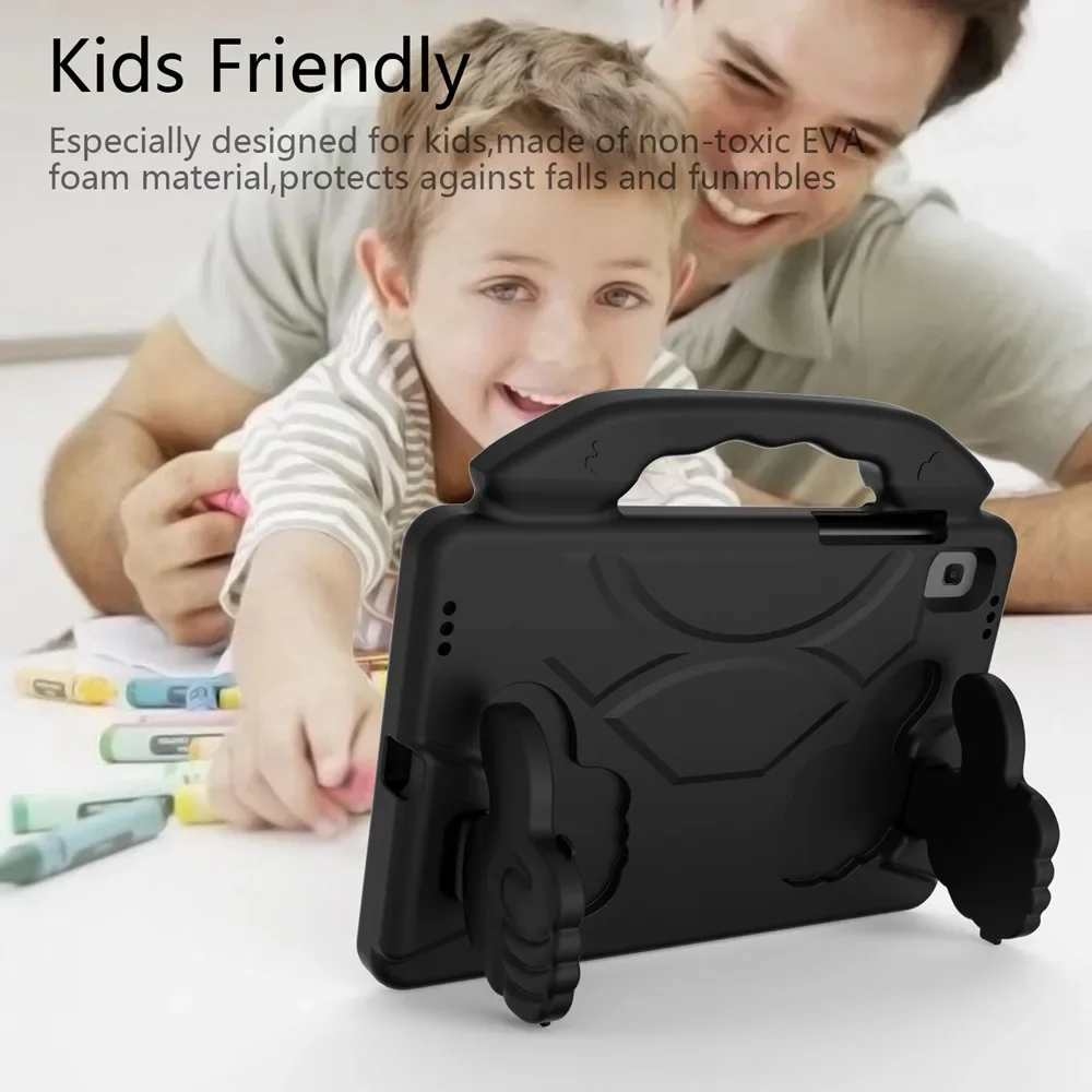 Фото Чехол для Samsung GALAXY Tab A7 10,4 дюйма, флип T505 T503 T509 EVA kids Cover Tab S6 Lite 10,4 