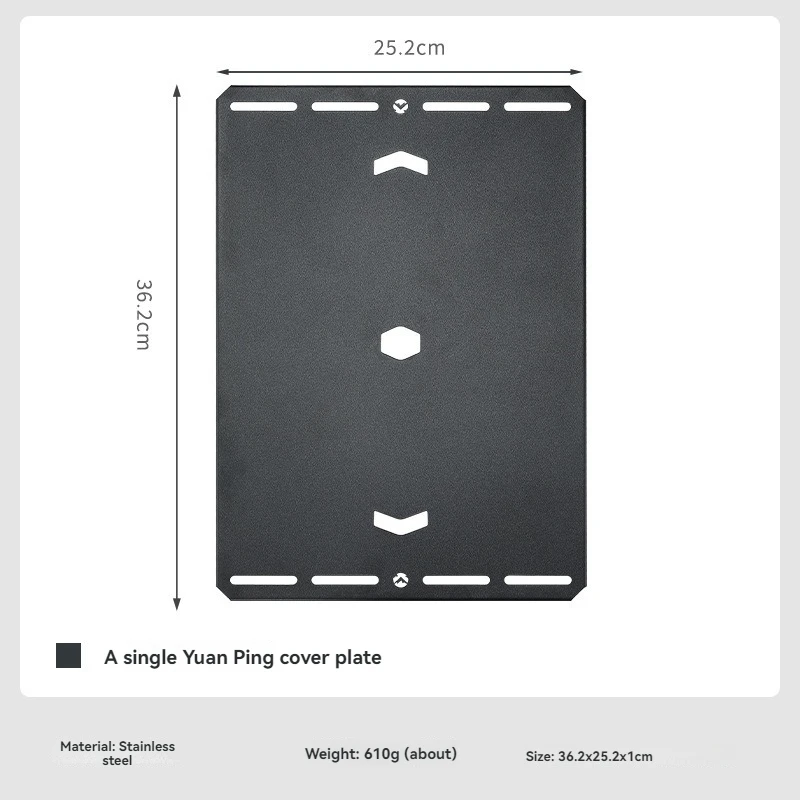 CAMPINGMOON CK-25BK-1PIGT Combination Table Suitable For Snow Peak Stove Cover Outdoor Camping Table Accessories 6