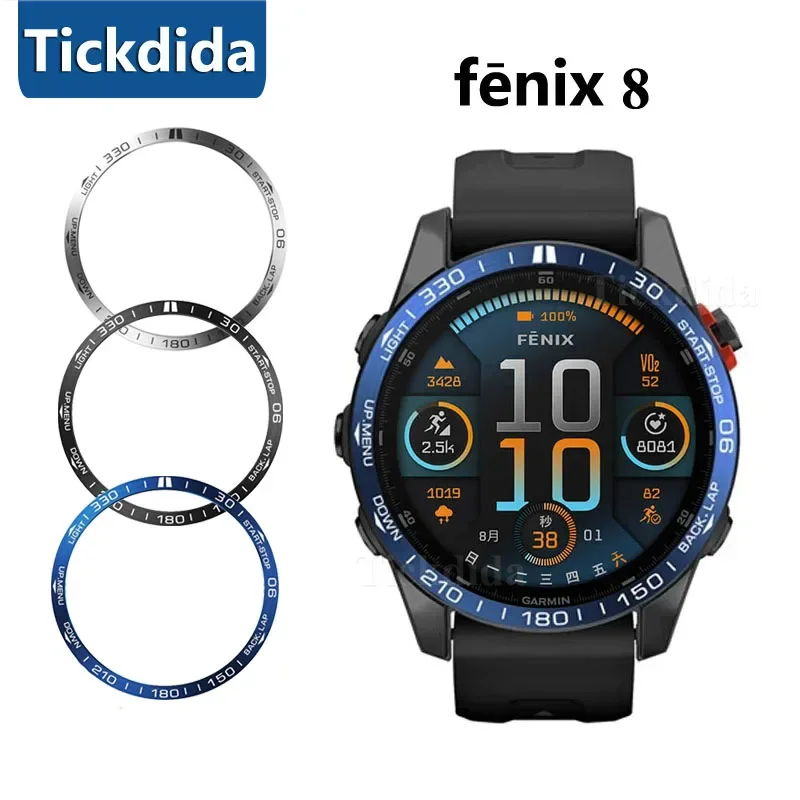 Premium Metal Bezel Ring Case - Elegant Styling Frame Cover & Accessories