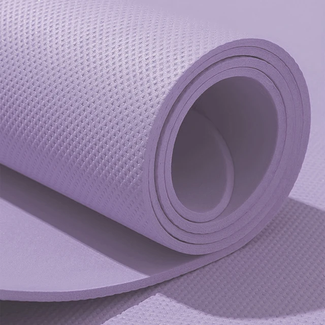 Purple Foldable Yoga Mat Eco Friendly EVA Folding Travel Fitness Exercise Mat 3/4/6mm Thicknesses for Yoga Pilates Workouts 4