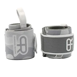 Camouflage Fitness Wrist Wraps - Enhanced Support for Weight Lifting and Workouts (White)