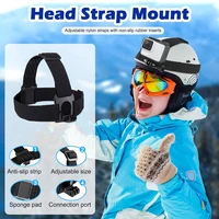 All-in-One Action Camera Accessories Kit Head Strap Chest Strap Mount Adjustable for GoPro Hero Phone Osmo SJCAM AKASO insta360 5