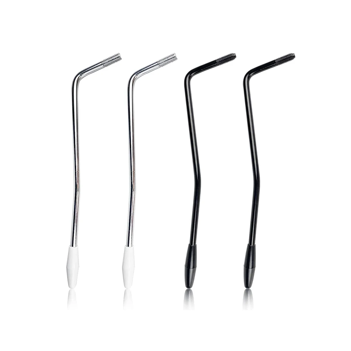 4 Pezzi 6Mm Thread Tremolo Arm Whammy Bar, Braccio Tremolo In Metallo Con Punta Per Sistema Tremolo Per Chitarra Elettrica Stratocaster