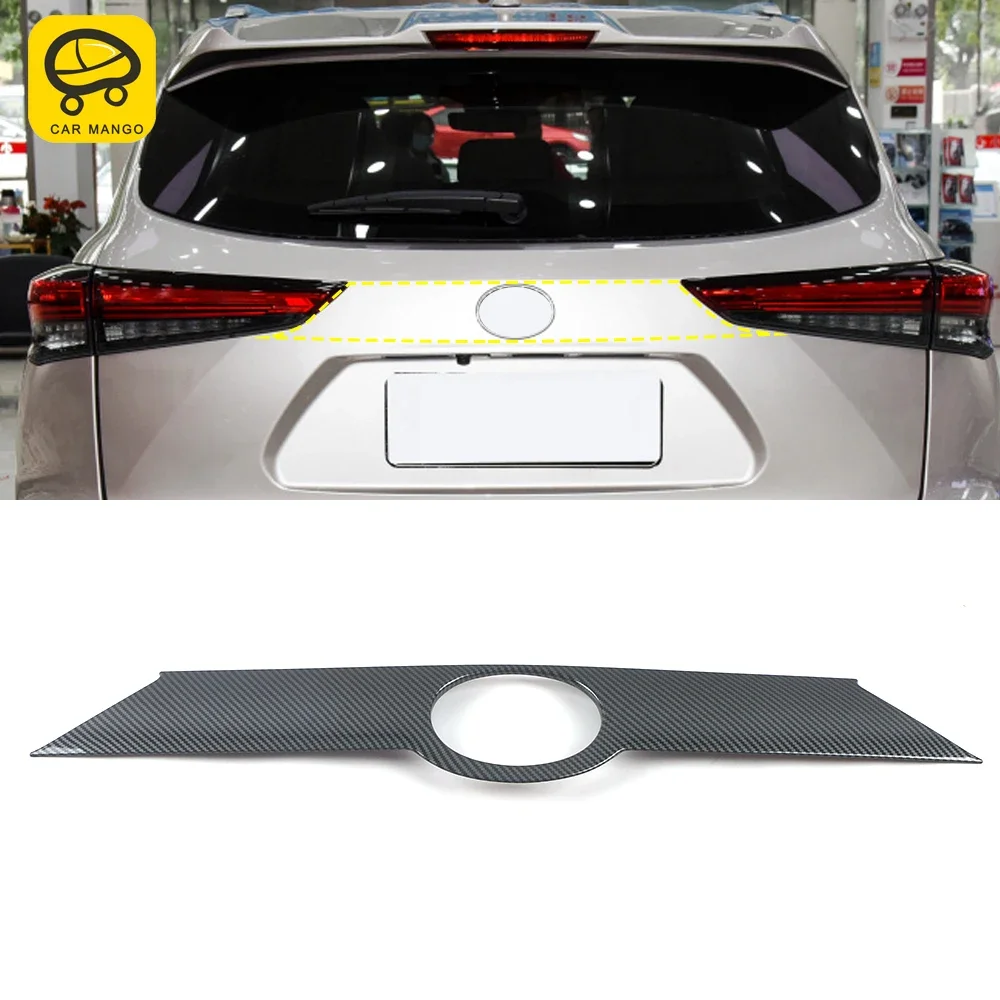 

CarMango for Toyota Highlander XU70 2020-2023 Car Accessories Rear Door Protector Trim Cover Frame Sticker Exterior Mouldings