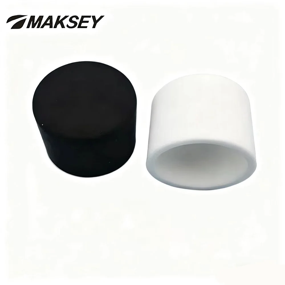 5PCS White and Black Silicone Rubber Hose End Blanking Caps